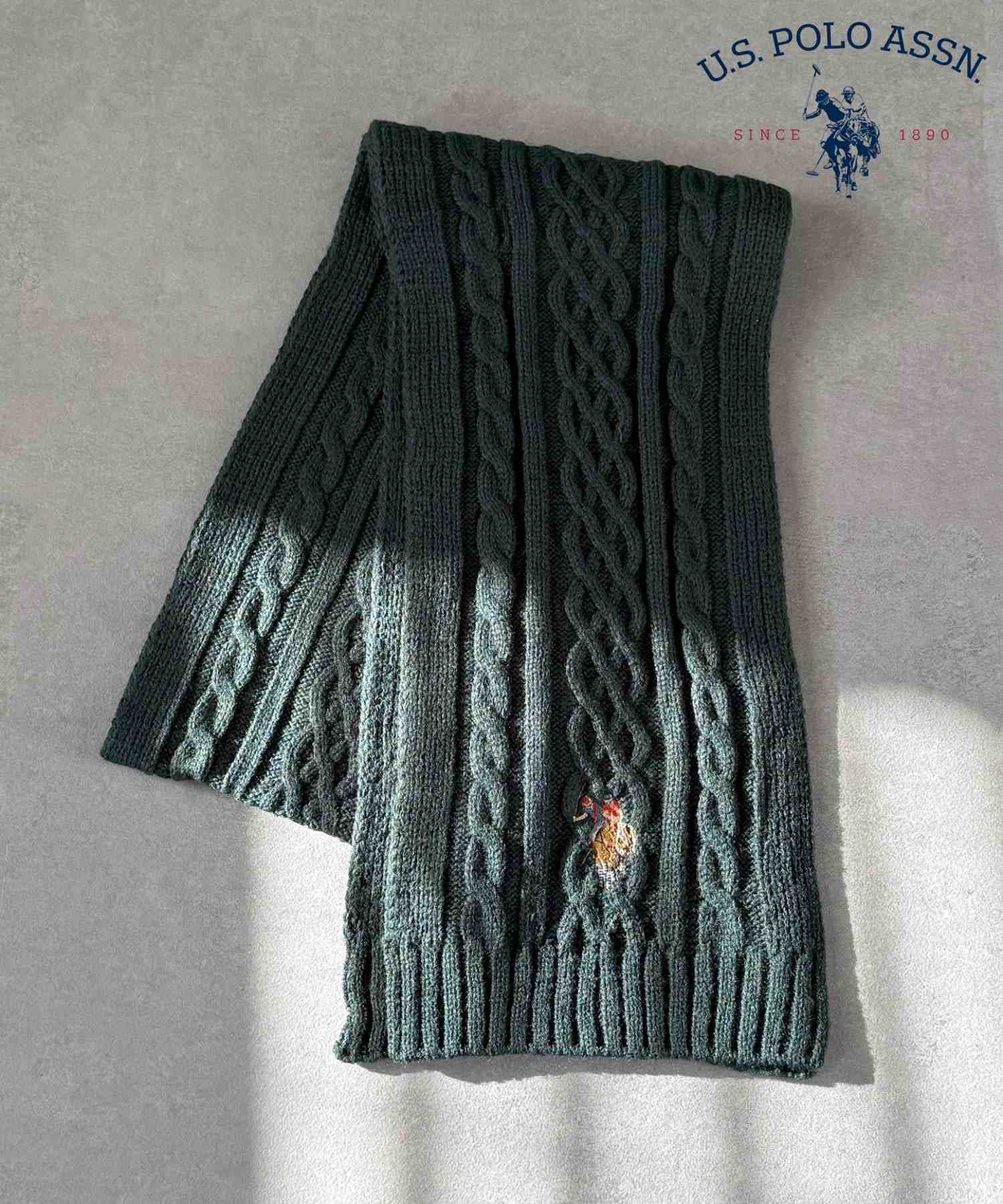 美國馬球協會 U.S. POLO ASSN. 編織毛線圍巾 USPA-2014