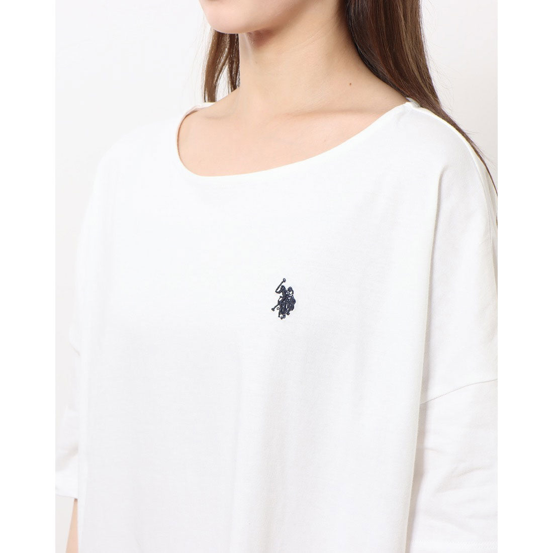 ユーエスポロアッスン U.S. POLO ASSN. ＜USPOLOASSN＞綿1００％ ワンポイント5分袖Tシャツ