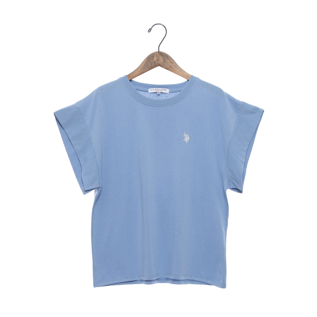 ユーエスポロアッスン U.S. POLO ASSN. U.S.POLO ASSN. ユル フレンチTシャツ （サックス） サックス