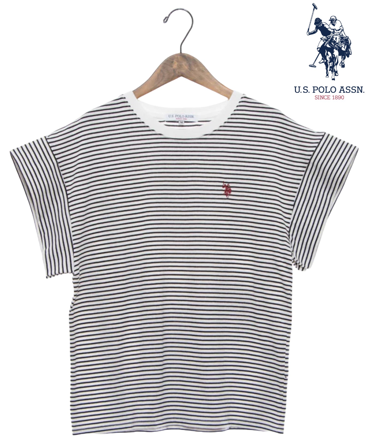 ユーエスポロアッスン U.S. POLO ASSN. U.S.POLO ASSN. ユル フレンチTシャツ （ブラック） ブラック
