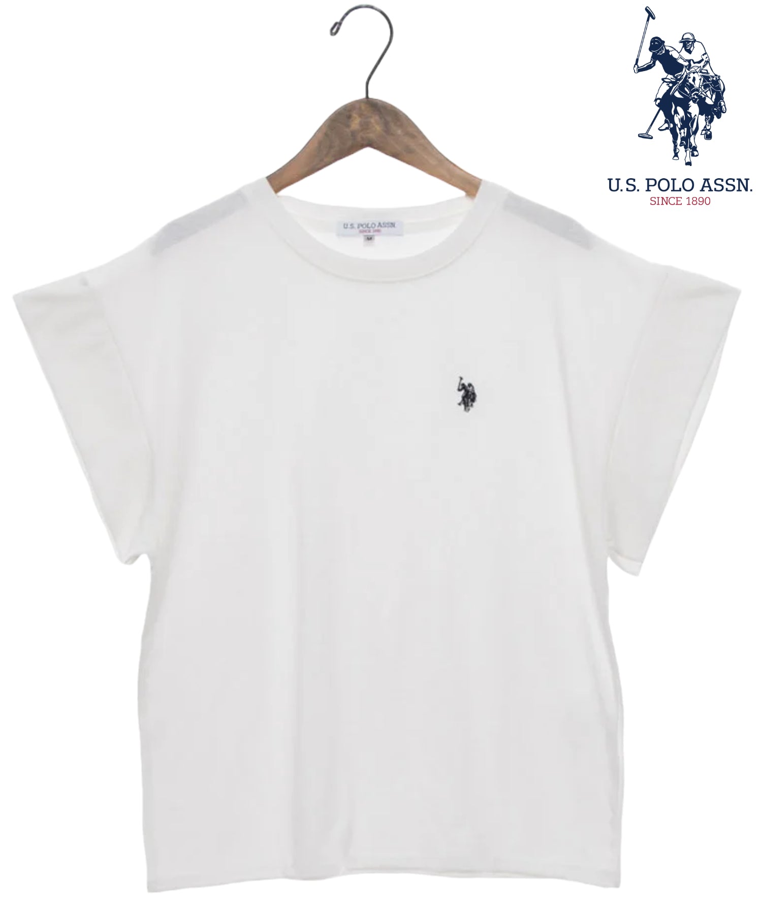 ユーエスポロアッスン U.S. POLO ASSN. U.S.POLO ASSN. ユル フレンチTシャツ （ホワイト） ホワイト