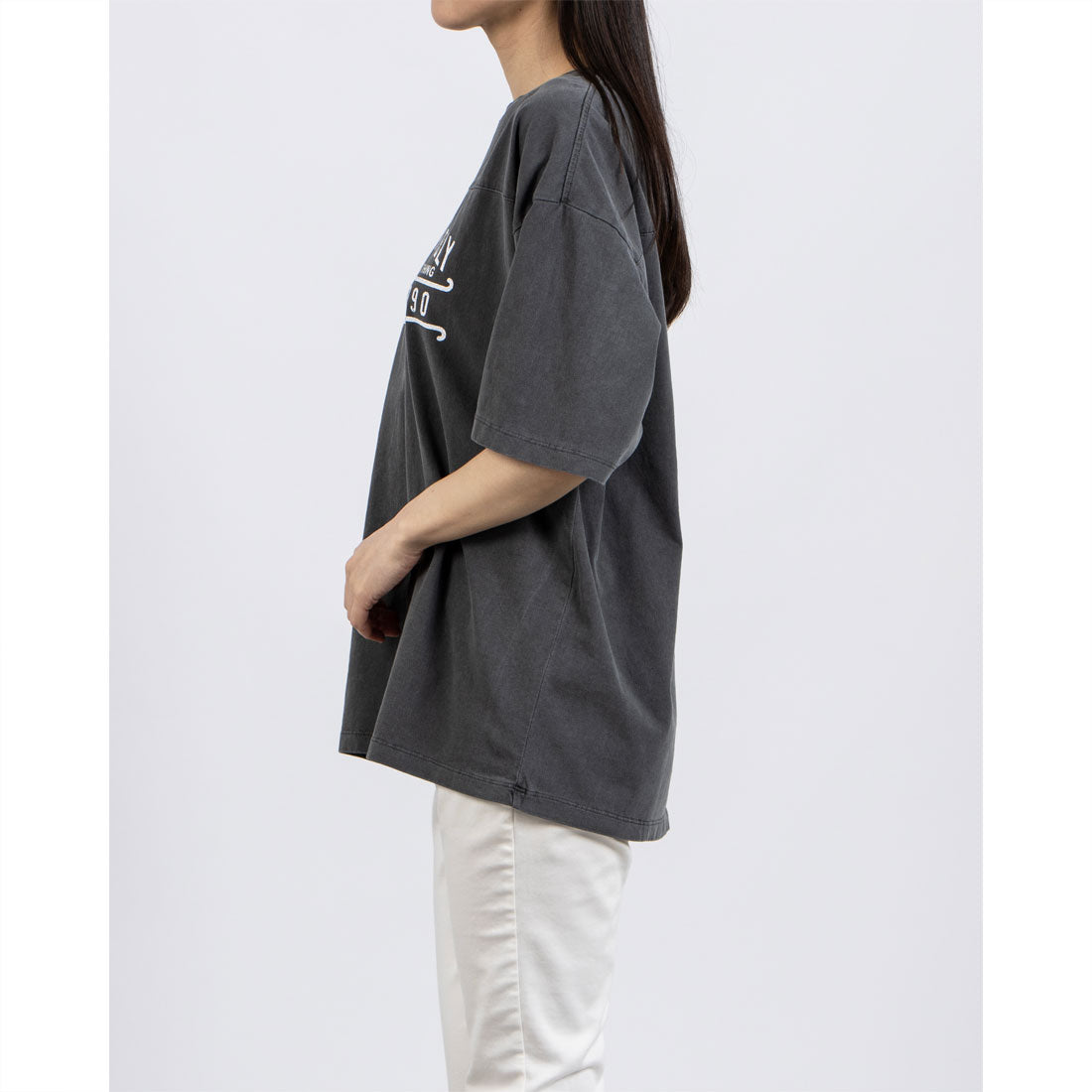 ユーエスポロアッスン U.S. POLO ASSN. U.S.POLO ASSN. ピグメント プリントTシャツ （スミクロ） スミクロ