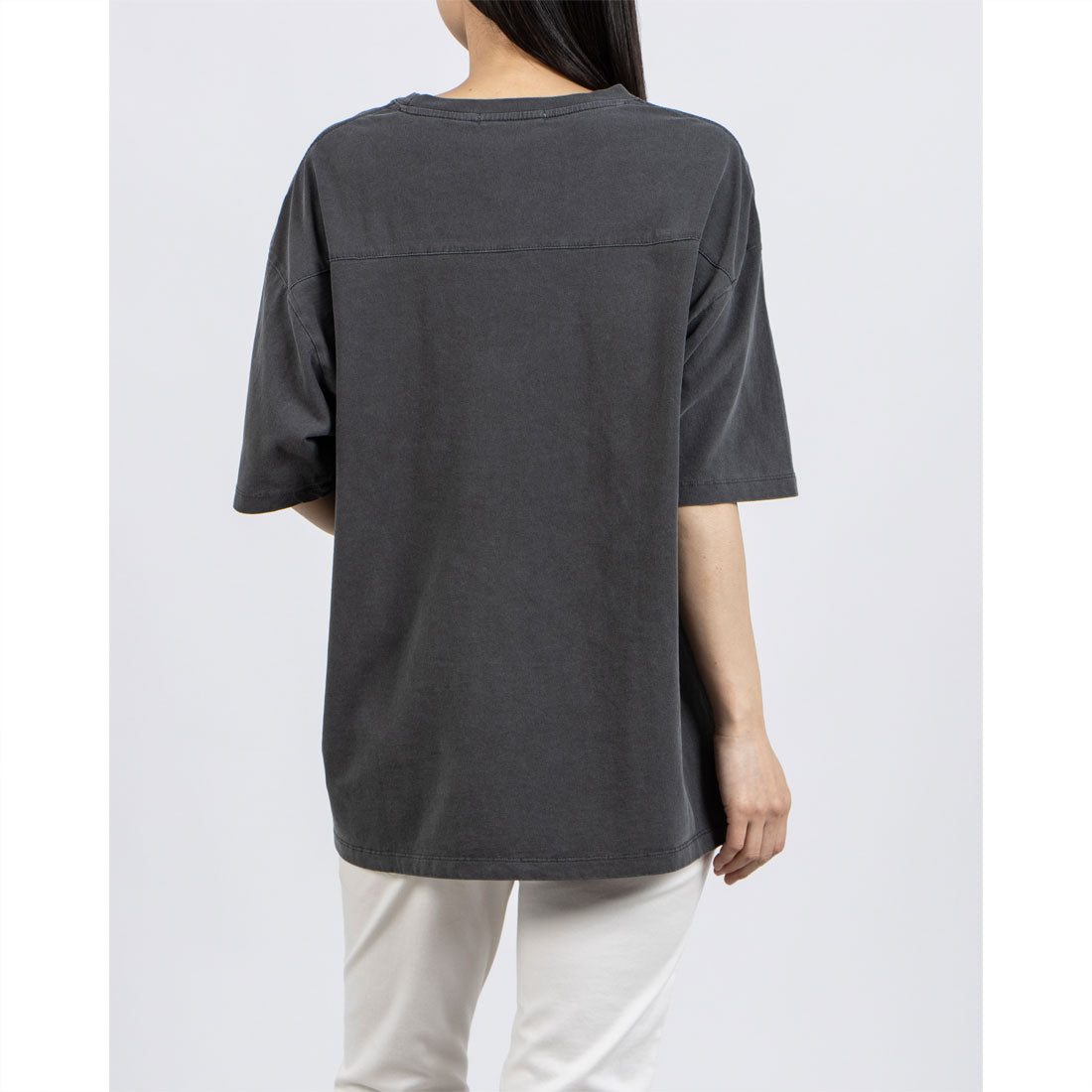 ユーエスポロアッスン U.S. POLO ASSN. U.S.POLO ASSN. ピグメント プリントTシャツ （スミクロ） スミクロ