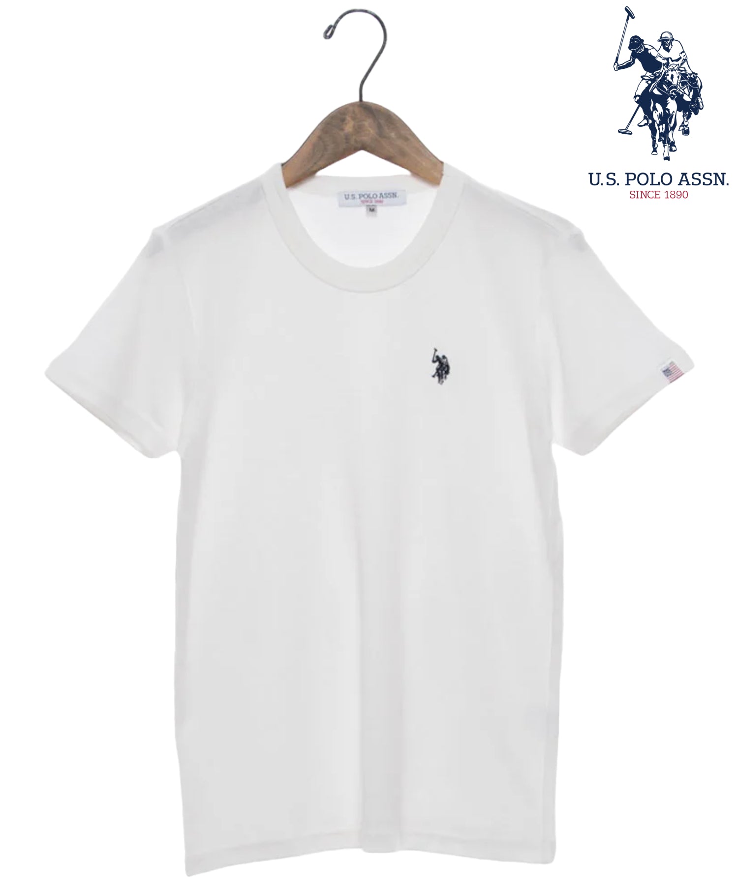 ユーエスポロアッスン U.S. POLO ASSN. U.S.POLO ASSN. スムース Tシャツ （ホワイト） ホワイト