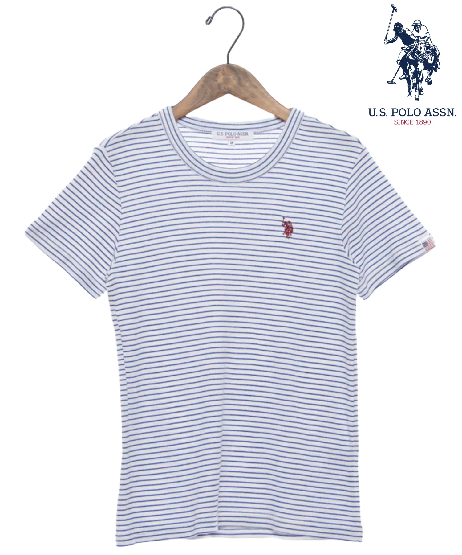 ユーエスポロアッスン U.S. POLO ASSN. U.S.POLO ASSN. スムース Tシャツ （Lブルー） Lブルー