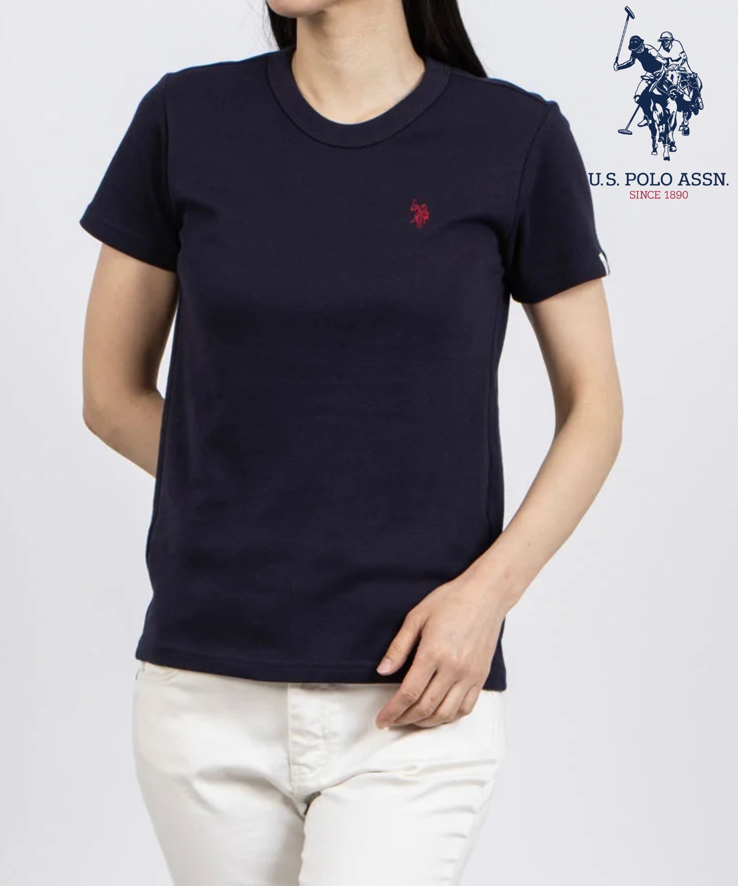 ユーエスポロアッスン U.S. POLO ASSN. U.S.POLO ASSN. スムース Tシャツ （ネービー） ネービー