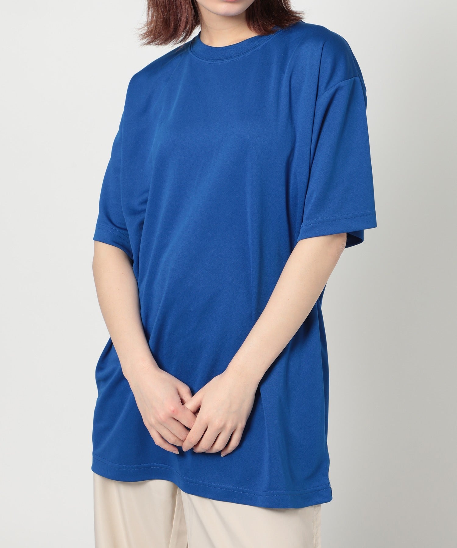 ユナイテッドアスレ United Athle 【United Athle】4.7オンス ドライシルキータッチ Tシャツ（ローブリード） ジム ヨガ ピラティス 5088 （コバルトブルー） コバルトブルー
