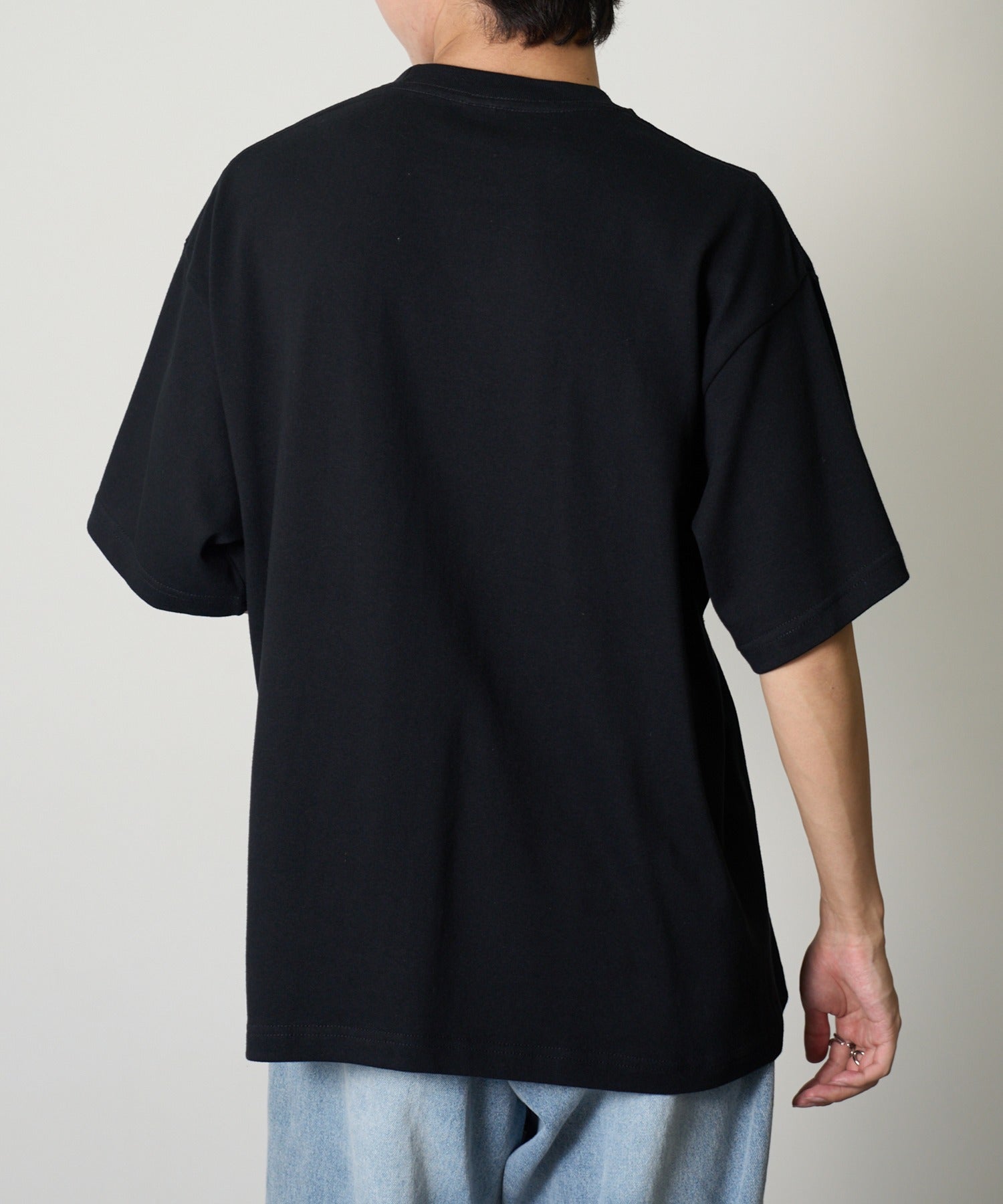 ユナイテッドアスレ United Athle 肉厚ながら優しい着心地！【United Athle】8.2オンス オーガニックコットン Tシャツ ビッグシルエット 5117 （ブラック） ブラック