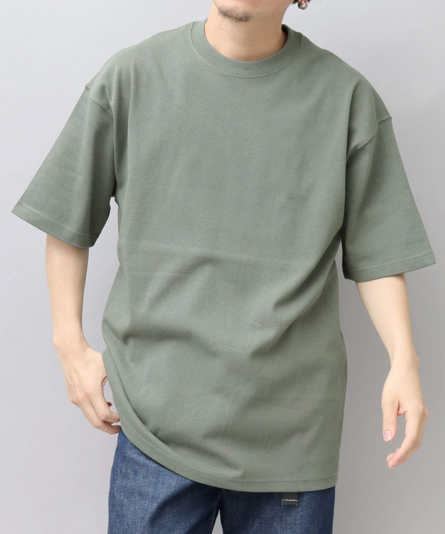 ユナイテッドアスレ United Athle 9.1オンス マグナムウェイト ビッグシルエットTシャツ / ビッグサイズ / 極厚 / 厚手 （グリーン） グリーン