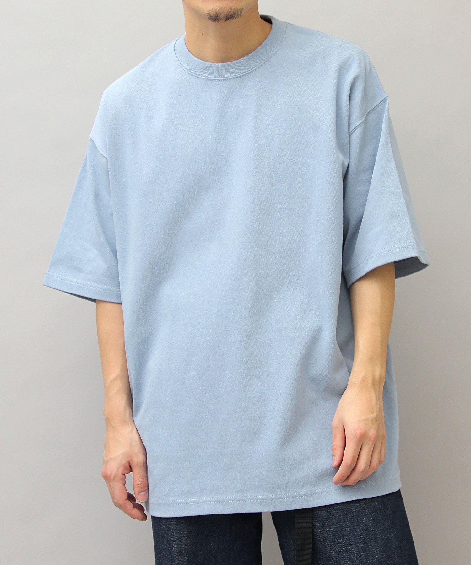 ユナイテッドアスレ United Athle 9.1オンス マグナムウェイト ビッグシルエットTシャツ / ビッグサイズ / 極厚 / 厚手 （ブルー(アシッドブルー)） ブルー(アシッドブルー)