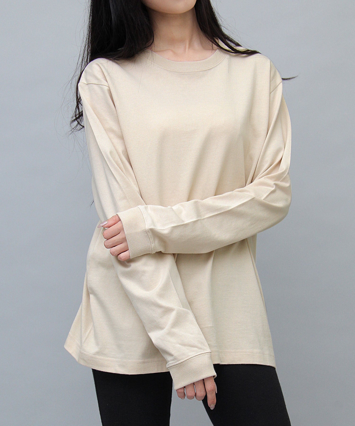 United Athle 5.6oz Long Sleeve Ribbed T-Shirt / Long T