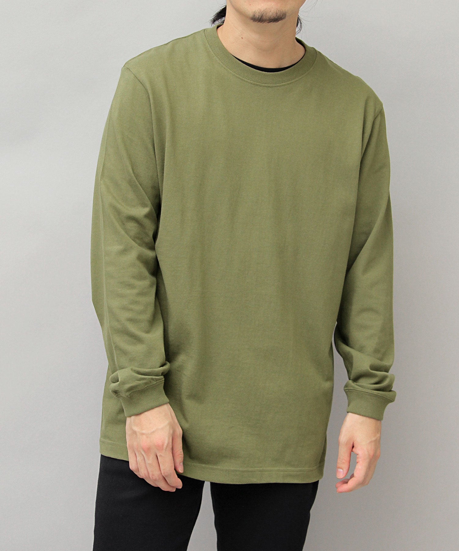 United Athle 5.6oz Long Sleeve Ribbed T-Shirt / Long T