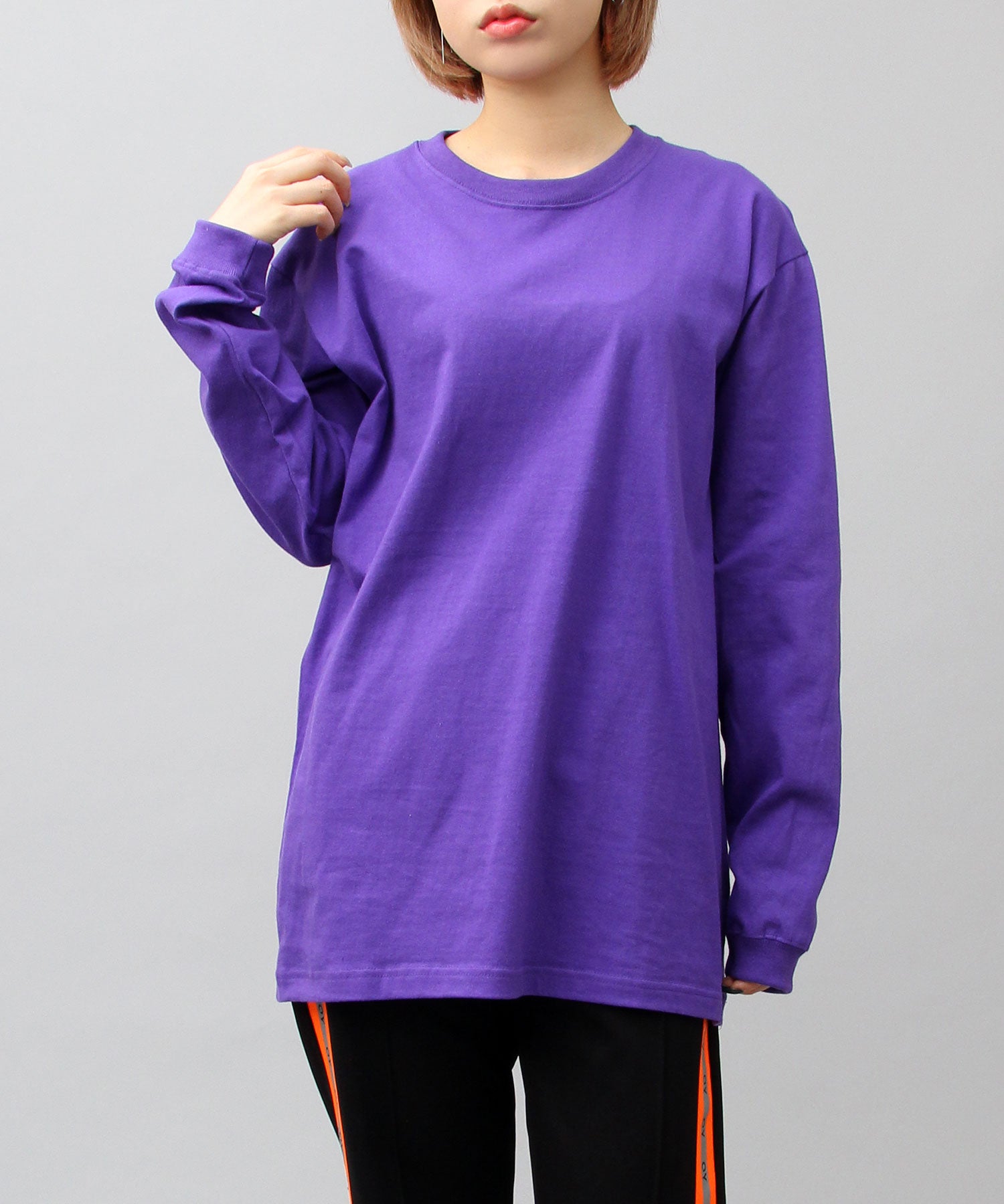 United Athle 5.6oz Long Sleeve Ribbed T-Shirt / Long T
