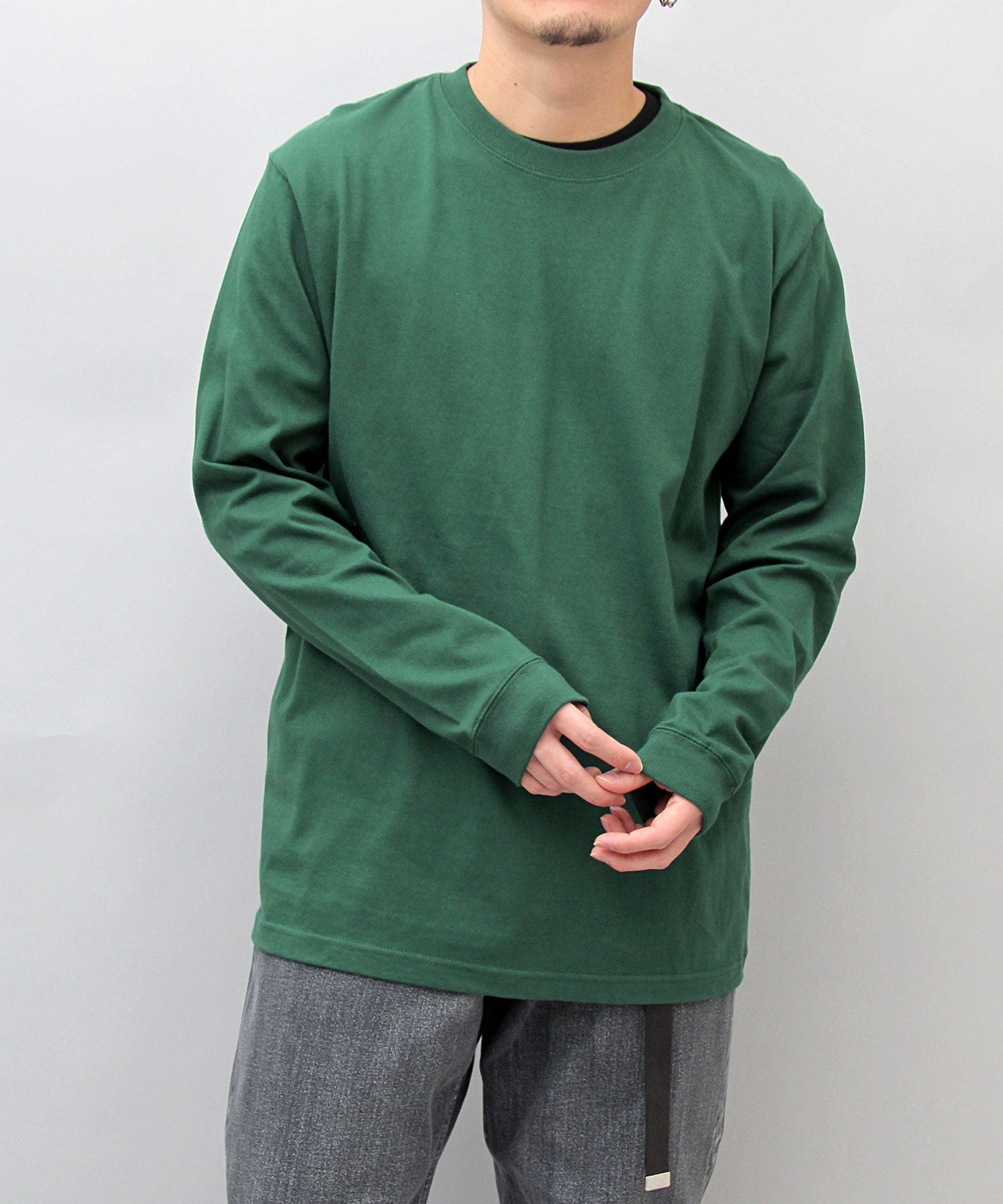 United Athle 5.6oz Long Sleeve Ribbed T-Shirt / Long T