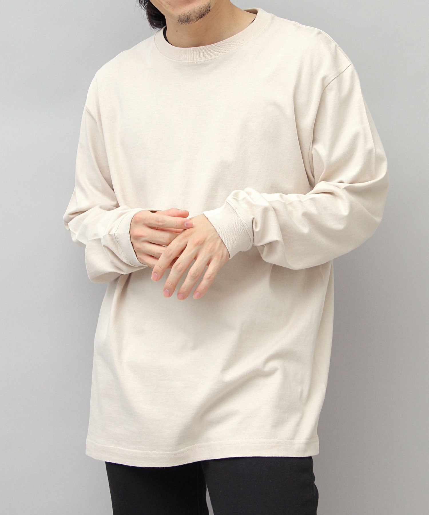 United Athle 5.6oz Long Sleeve Ribbed T-Shirt / Long T