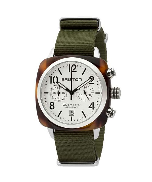Briston BRISTON BRISTON Briston CLUBMASTER CLASSIC CHRONOGRAPH TORTOISE WATCH / Wristwatch