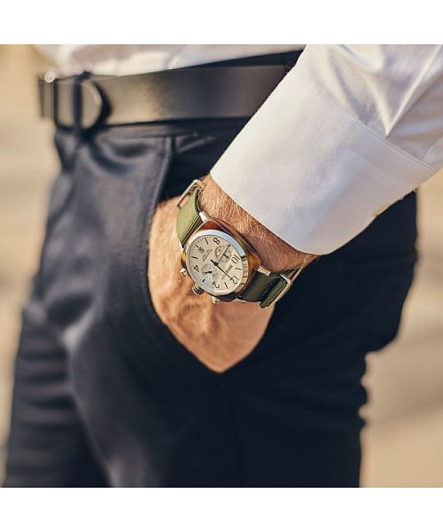 Briston BRISTON BRISTON Briston CLUBMASTER CLASSIC CHRONOGRAPH TORTOISE WATCH / Wristwatch