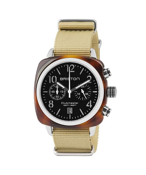 ブリストン BRISTON BRISTON ブリストン CLUBMASTER CLASSIC CHRONOGRAPH TORTOISE WATCH / 腕時計