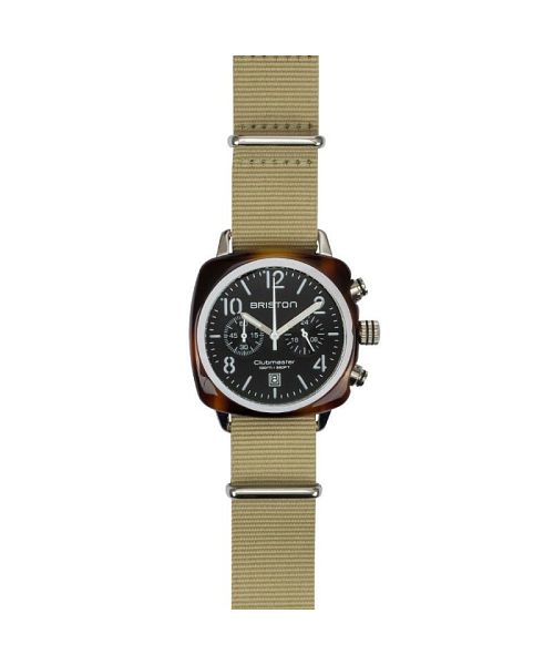 ブリストン BRISTON BRISTON ブリストン CLUBMASTER CLASSIC CHRONOGRAPH TORTOISE WATCH / 腕時計