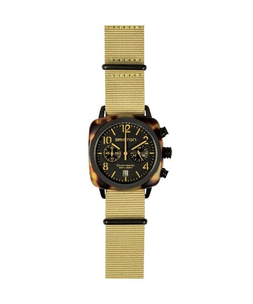 ブリストン BRISTON BRISTON ブリストン CLUBMASTER CLASSIC CHRONOGRAPH SAFARI WATCH / 腕時計