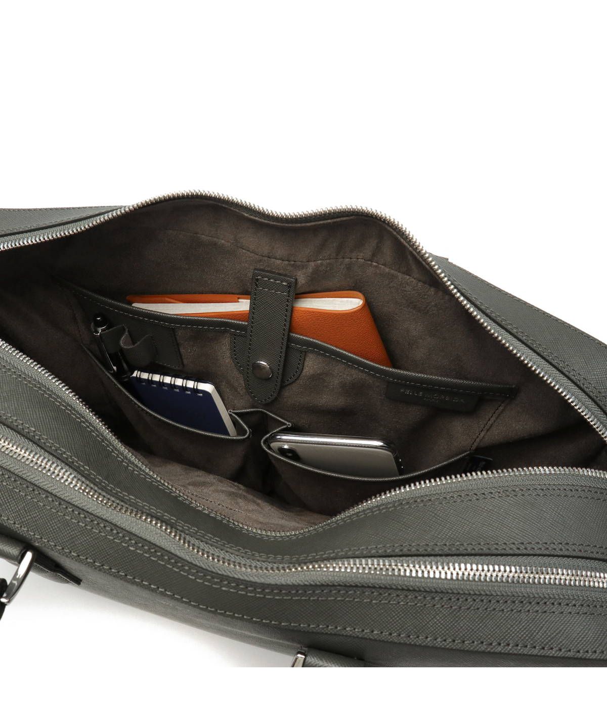 ペッレ モルビダ PELLE MORBIDA ペッレモルビダ ブリーフケース PELLEMORBIDA Capitano キャピターノ ビジネスバッグ 本革 2WAY ショルダー B4 A4 CA014A （チャコールグレー） チャコールグレー