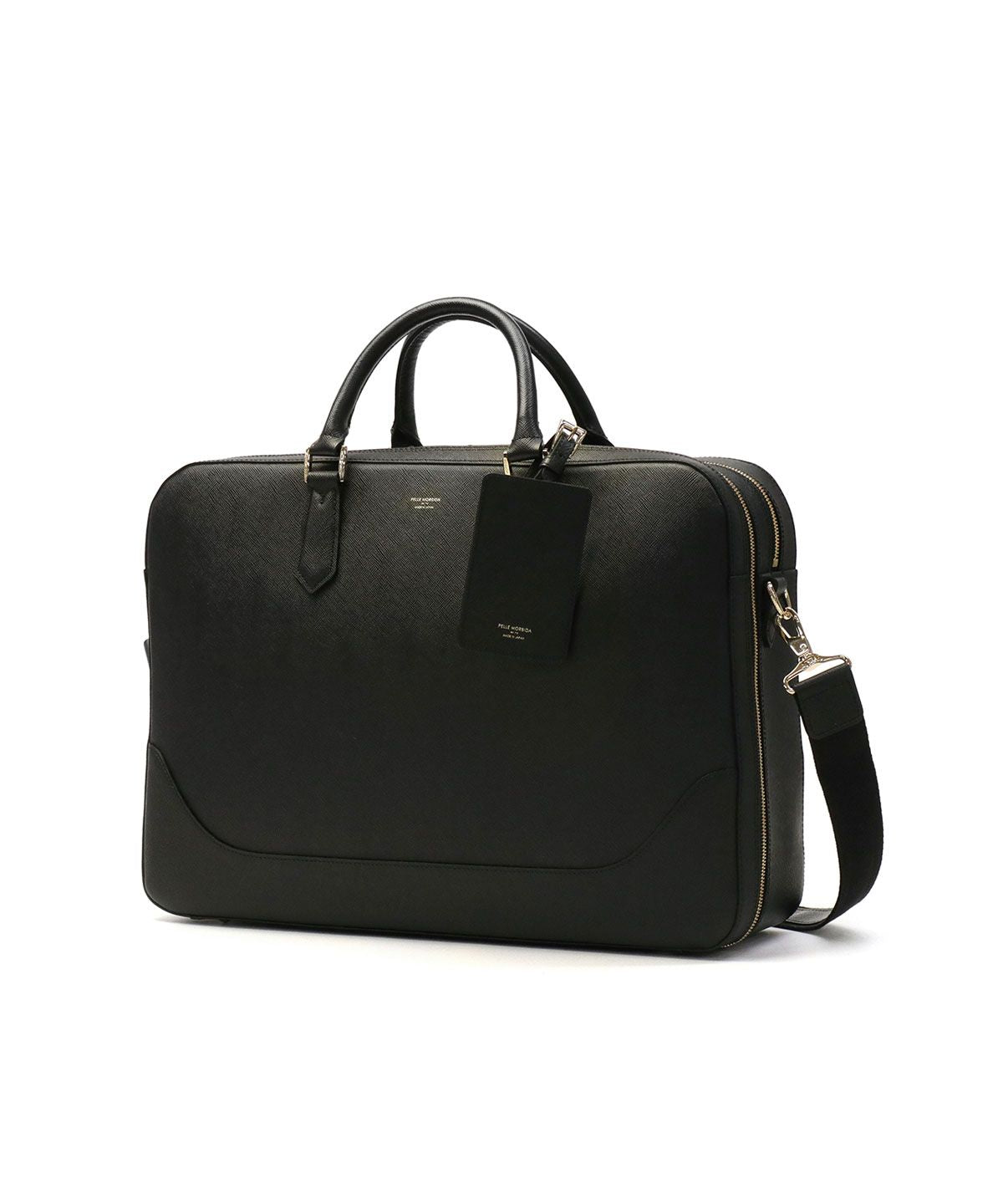 ペッレ モルビダ PELLE MORBIDA ペッレモルビダ ブリーフケース PELLEMORBIDA Capitano キャピターノ ビジネスバッグ 本革 2WAY ショルダー B4 A4 CA014A （ブラック） ブラック