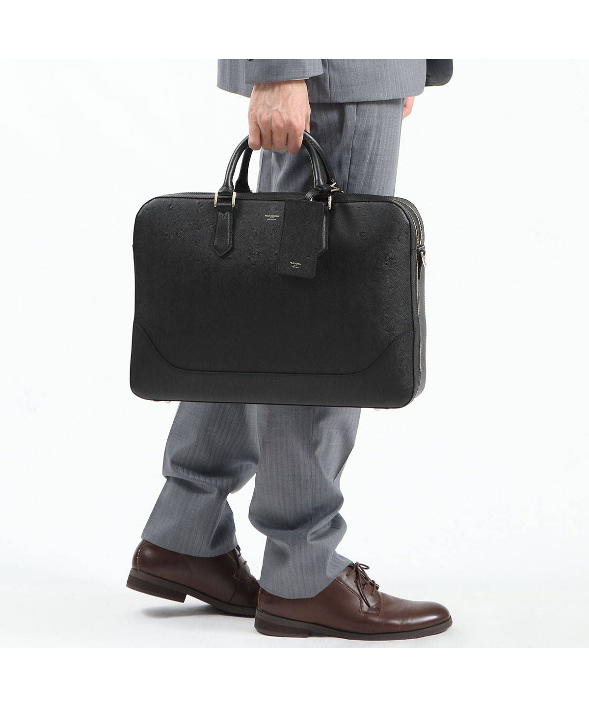 ペッレ モルビダ PELLE MORBIDA ペッレモルビダ ブリーフケース PELLEMORBIDA Capitano キャピターノ ビジネスバッグ 本革 2WAY ショルダー B4 A4 CA014A （ブラック） ブラック