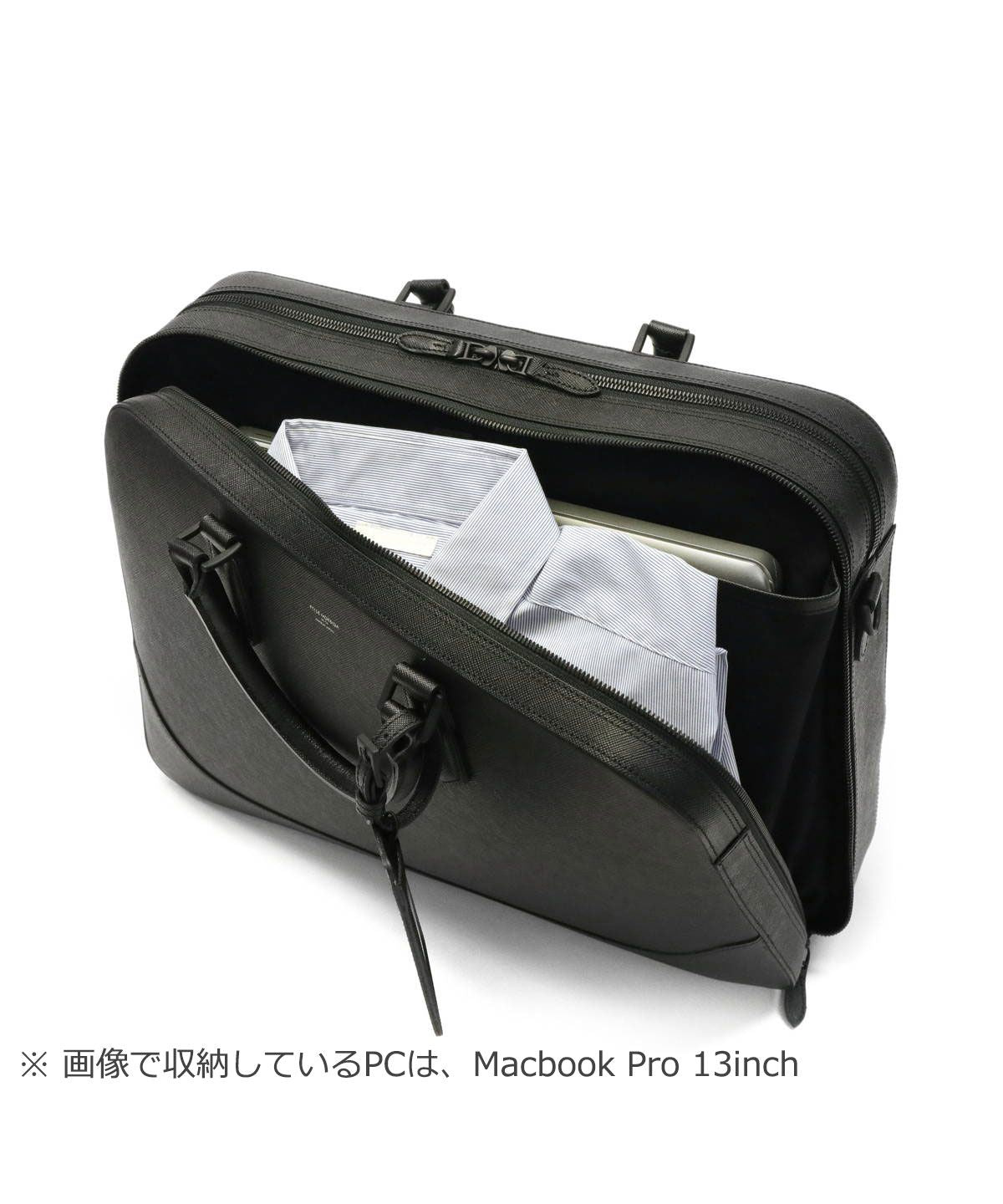 ペッレ モルビダ PELLE MORBIDA ペッレモルビダ ブリーフケース PELLEMORBIDA Capitano キャピターノ ビジネスバッグ 本革 2WAY ショルダー B4 A4 CA014A （ブラック） ブラック