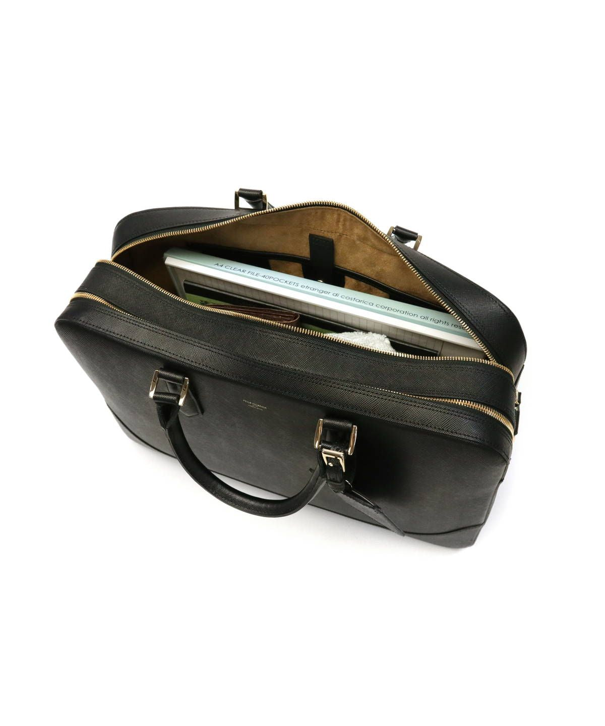 ペッレ モルビダ PELLE MORBIDA ペッレモルビダ ブリーフケース PELLEMORBIDA Capitano キャピターノ ビジネスバッグ 本革 2WAY ショルダー B4 A4 CA014A （ブラック） ブラック