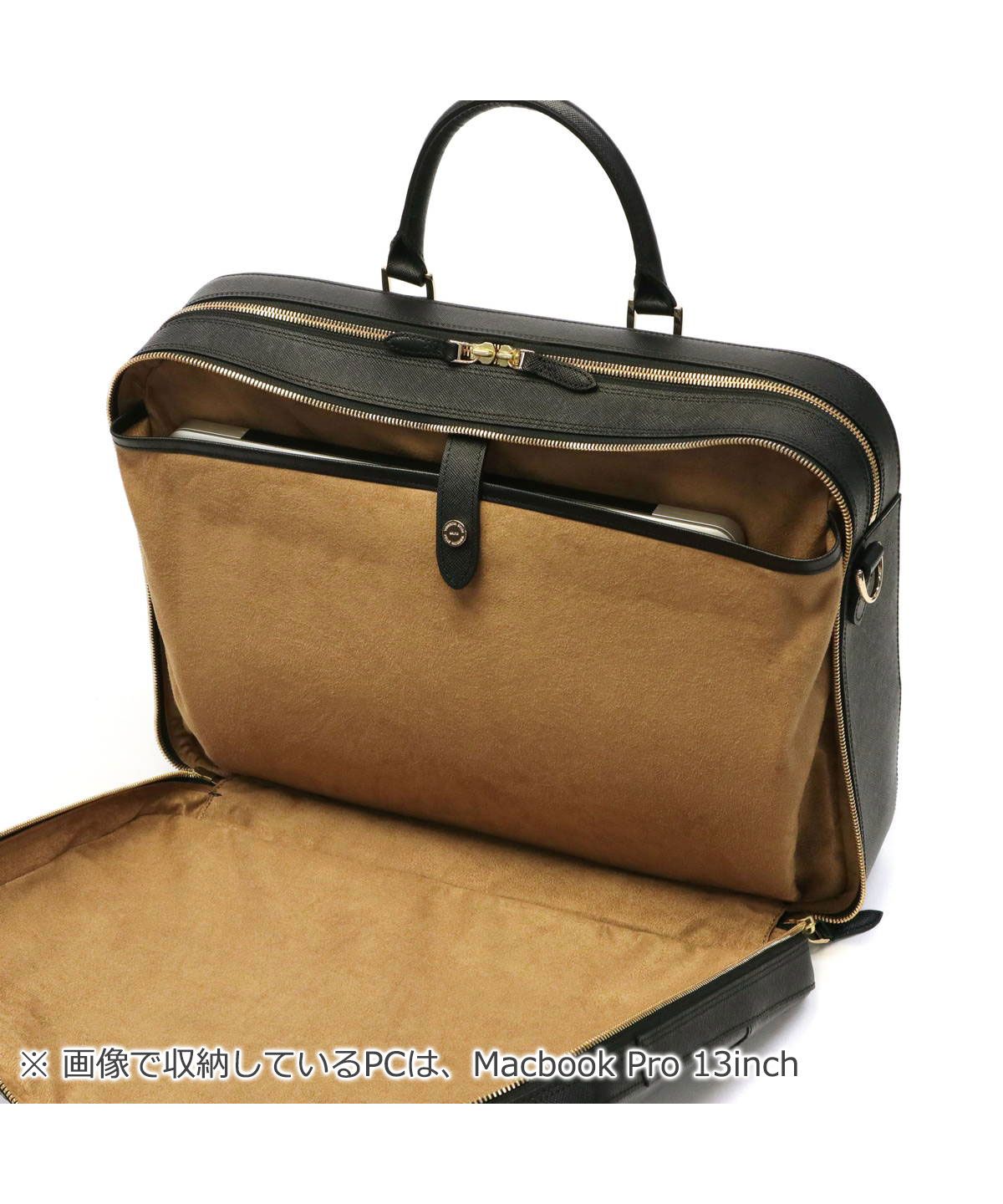 ペッレ モルビダ PELLE MORBIDA ペッレモルビダ ブリーフケース PELLEMORBIDA Capitano キャピターノ ビジネスバッグ 本革 2WAY ショルダー B4 A4 CA014A （ブラック） ブラック