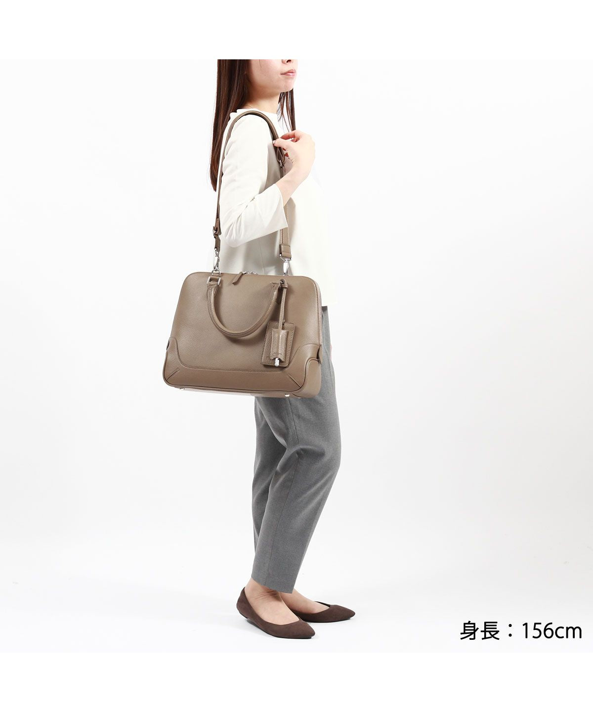 ペッレ モルビダ PELLE MORBIDA ペッレモルビダ ブリーフケース ビジネスバッグ PELLE MORBIDA A4 2WAY 革 日本製 Maiden Voyage ブガッティバッグ MB072 （グレー） グレー