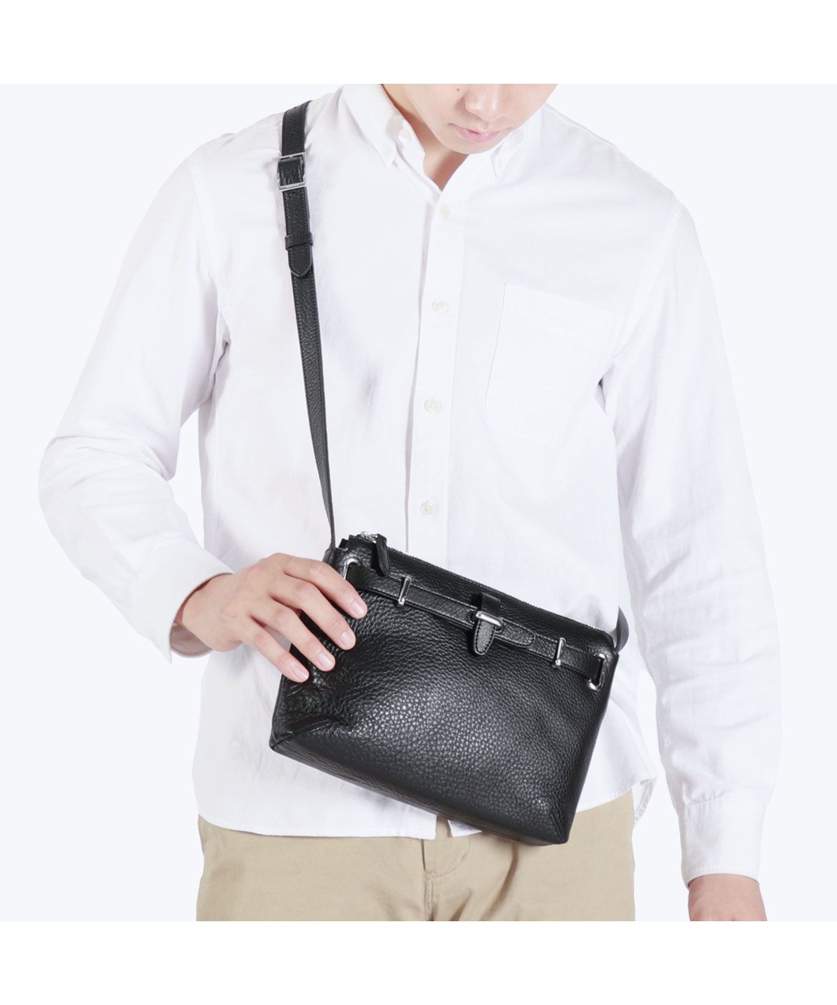 ペッレ モルビダ PELLE MORBIDA ペッレモルビダ ショルダーバッグ PELLE MORBIDA メイデン ボヤージュ 小さめ A5 サコッシュ 本革 Maiden Voyage MB081 （ブラック） ブラック