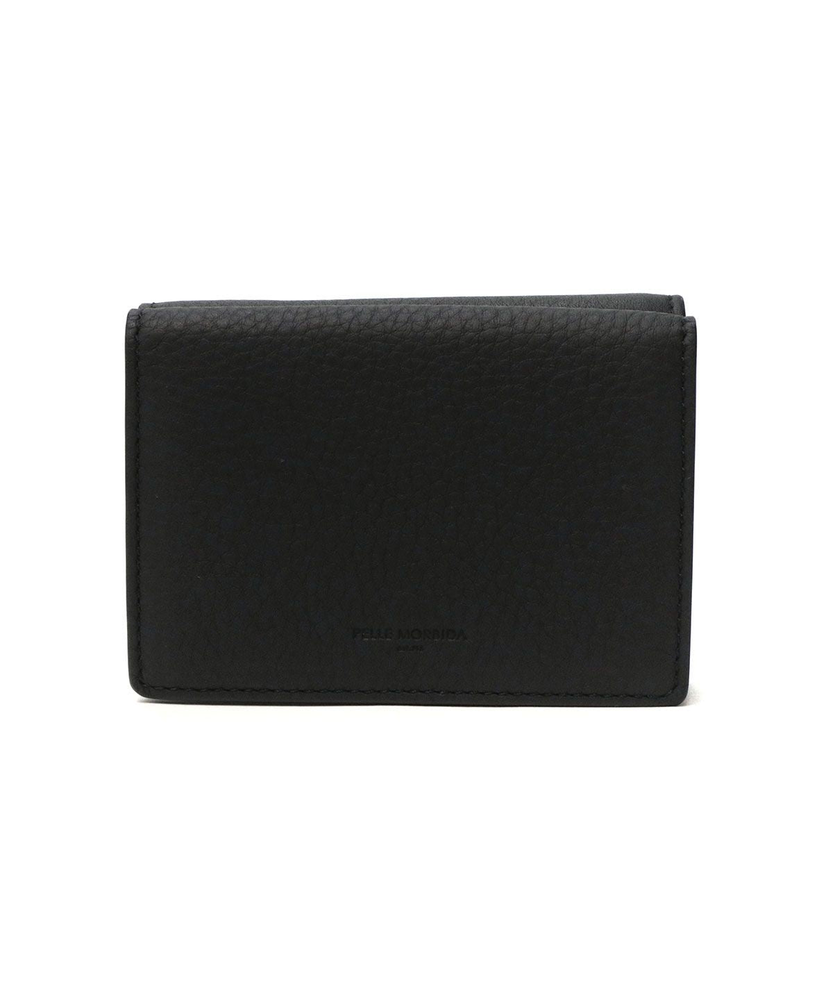 ペッレ モルビダ PELLE MORBIDA ペッレモルビダ 財布 PELLE MORBIDA 40代 50代 革 小銭入れ 三つ折り財布 日本製 コンパクトウォレット Barca バルカ BA619 （ブラック） ブラック