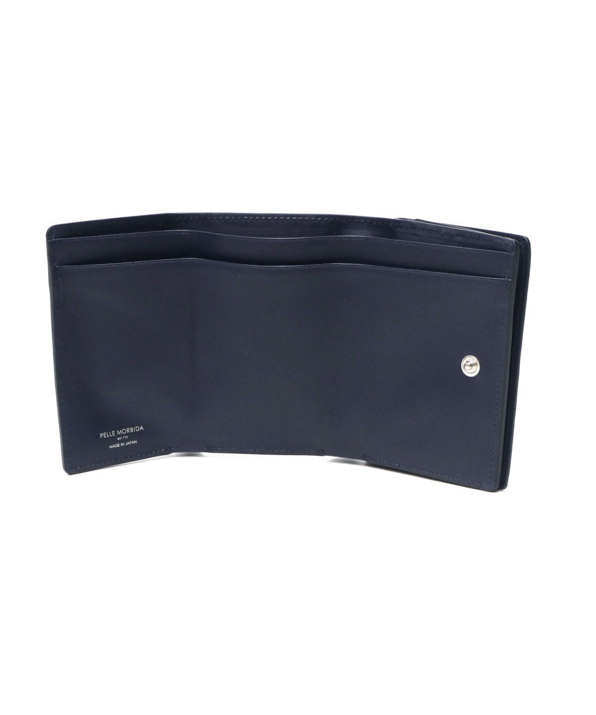 ペッレ モルビダ PELLE MORBIDA ペッレモルビダ 財布 PELLE MORBIDA 40代 50代 革 小銭入れ 三つ折り財布 日本製 コンパクトウォレット Barca バルカ BA619 （ブラック） ブラック