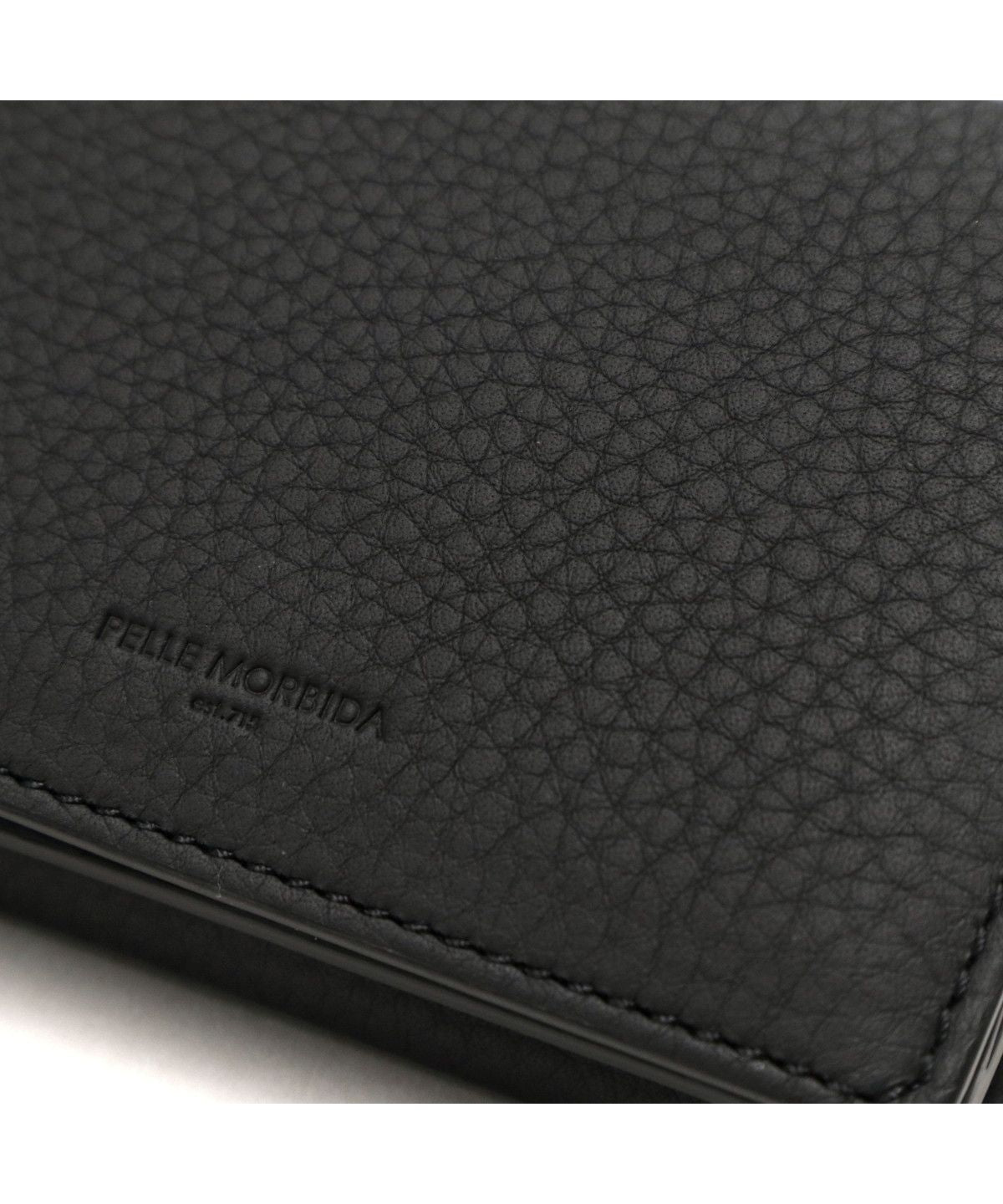 ペッレ モルビダ PELLE MORBIDA ペッレモルビダ 財布 PELLE MORBIDA 40代 50代 革 小銭入れ 三つ折り財布 日本製 コンパクトウォレット Barca バルカ BA619 （ブラック） ブラック