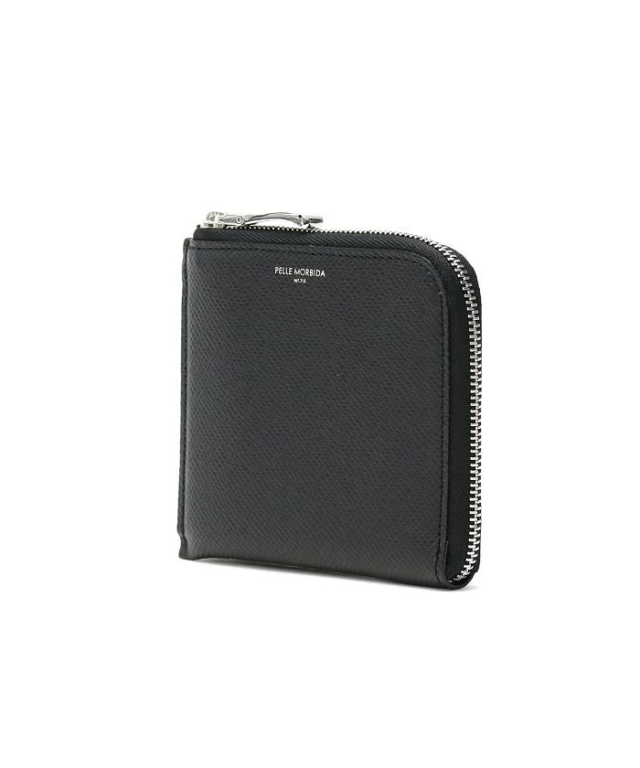ペッレ モルビダ PELLE MORBIDA ペッレモルビダ 財布 PELLE MORBIDA バルカ Barca コインケース L字ファスナー Lーshaped Purse ミニ財布 本革日本製 BA31 （サックス） サックス