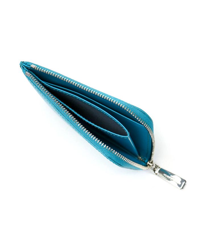 ペッレ モルビダ PELLE MORBIDA ペッレモルビダ 財布 PELLE MORBIDA バルカ Barca コインケース L字ファスナー Lーshaped Purse ミニ財布 本革日本製 BA31 （サックス） サックス