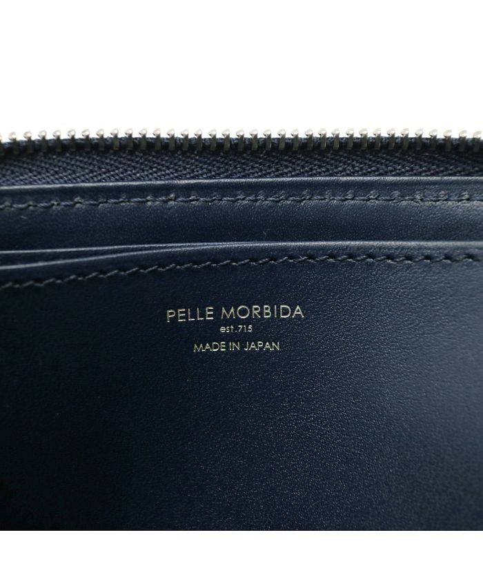 ペッレ モルビダ PELLE MORBIDA ペッレモルビダ 財布 PELLE MORBIDA バルカ Barca コインケース L字ファスナー Lーshaped Purse ミニ財布 本革日本製 BA31 （サックス） サックス