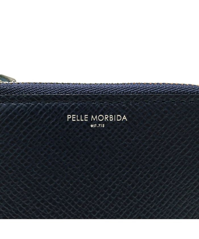ペッレ モルビダ PELLE MORBIDA ペッレモルビダ 財布 PELLE MORBIDA バルカ Barca コインケース L字ファスナー Lーshaped Purse ミニ財布 本革日本製 BA31 （サックス） サックス