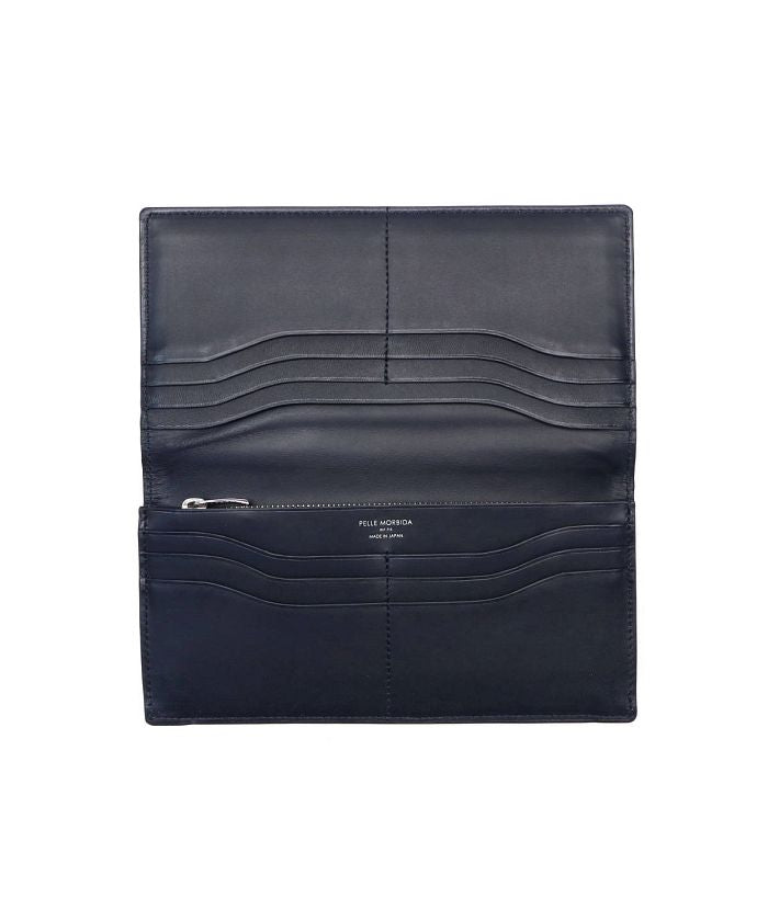 ペッレ モルビダ PELLE MORBIDA ペッレモルビダ 財布 PELLE MORBIDA Barca バルカ 長財布 薄い 本革 小銭入れあり かぶせ ペレモルビダ BA310 （ブルー） ブルー