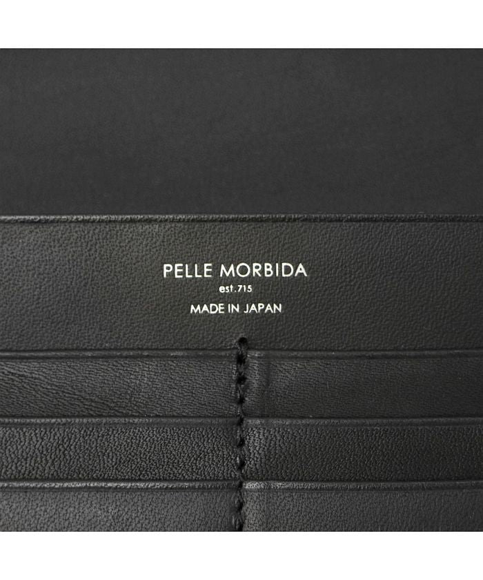 ペッレ モルビダ PELLE MORBIDA ペッレモルビダ 財布 PELLE MORBIDA Barca バルカ 長財布 薄い 本革 小銭入れあり かぶせ ペレモルビダ BA310 （ブルー） ブルー