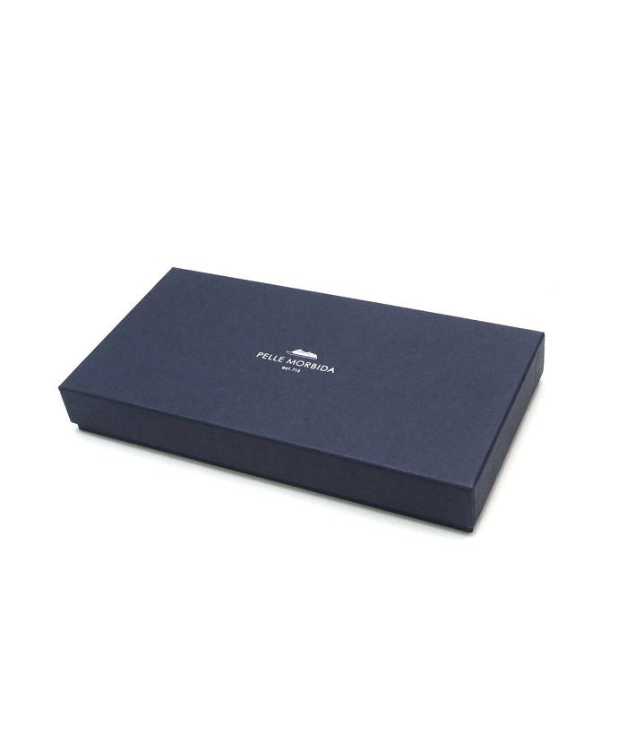 ペッレ モルビダ PELLE MORBIDA ペッレモルビダ 財布 PELLE MORBIDA Barca バルカ 長財布 薄い 本革 小銭入れあり かぶせ ペレモルビダ BA310 （ブルー） ブルー
