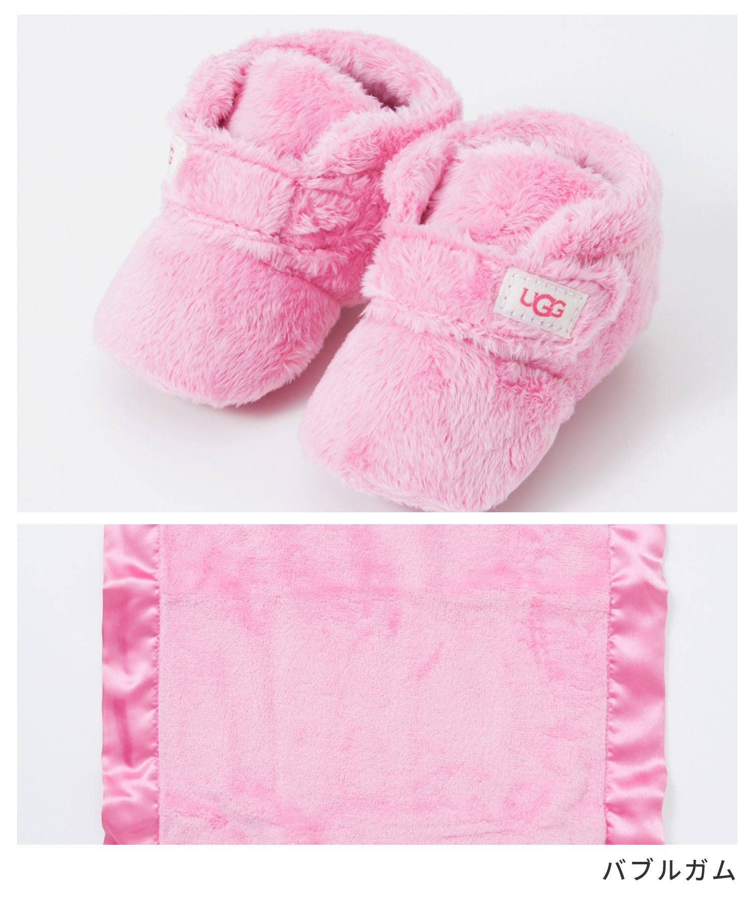 アグ UGG Bixbee And Lovey 1094823I サンダル キッズ ベビー シューズ ベビーブーティー&ブランケットセット ギフト プレゼント 赤ちゃん 出産祝い （バブルガム） バブルガム