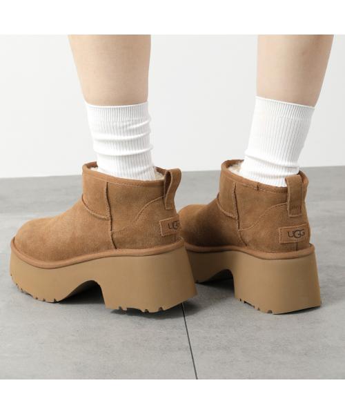 アグ UGG UGG ムートンブーツ CLASSIC ULTRA MINI NEW HEIGHTS 1158311  （CHE/ブラウン） CHE/ブラウン