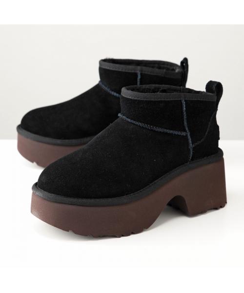 アグ UGG UGG ムートンブーツ CLASSIC ULTRA MINI NEW HEIGHTS 1158311  （BLK/ブラック） BLK/ブラック