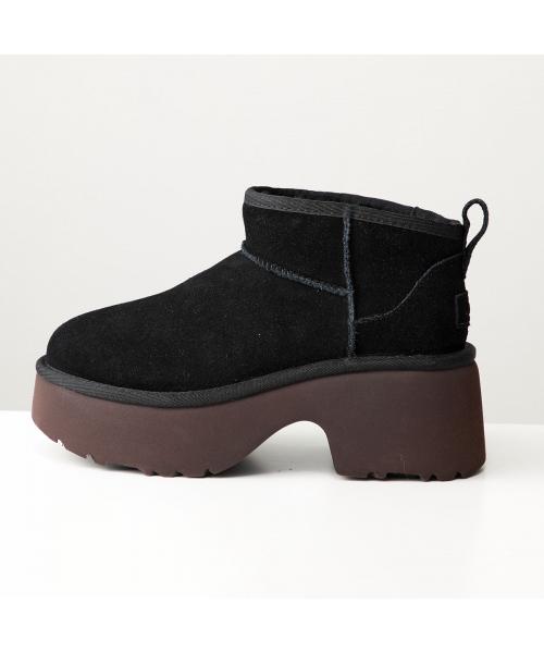 アグ UGG UGG ムートンブーツ CLASSIC ULTRA MINI NEW HEIGHTS 1158311  （BLK/ブラック） BLK/ブラック