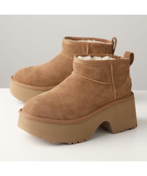 アグ UGG UGG ムートンブーツ CLASSIC ULTRA MINI NEW HEIGHTS 1158311  （BLK/ブラック） BLK/ブラック