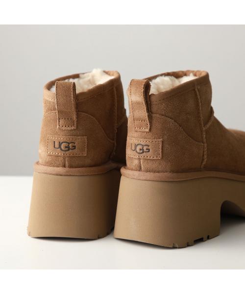 アグ UGG UGG ムートンブーツ CLASSIC ULTRA MINI NEW HEIGHTS 1158311  （BLK/ブラック） BLK/ブラック