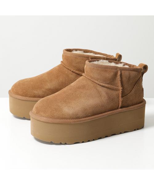 アグ UGG UGG ムートンブーツ 1135092 CLASSIC ULTRA MINI PLATFORM （CHE/キャメル） CHE/キャメル