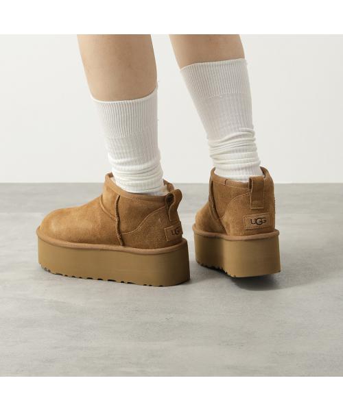 アグ UGG UGG ムートンブーツ 1135092 CLASSIC ULTRA MINI PLATFORM （CHE/キャメル） CHE/キャメル
